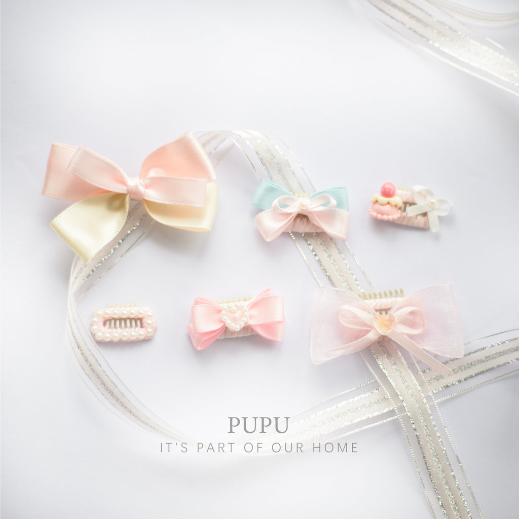 Pet Hair Clip - Premium Quality Bow Clips for Pet (Set)